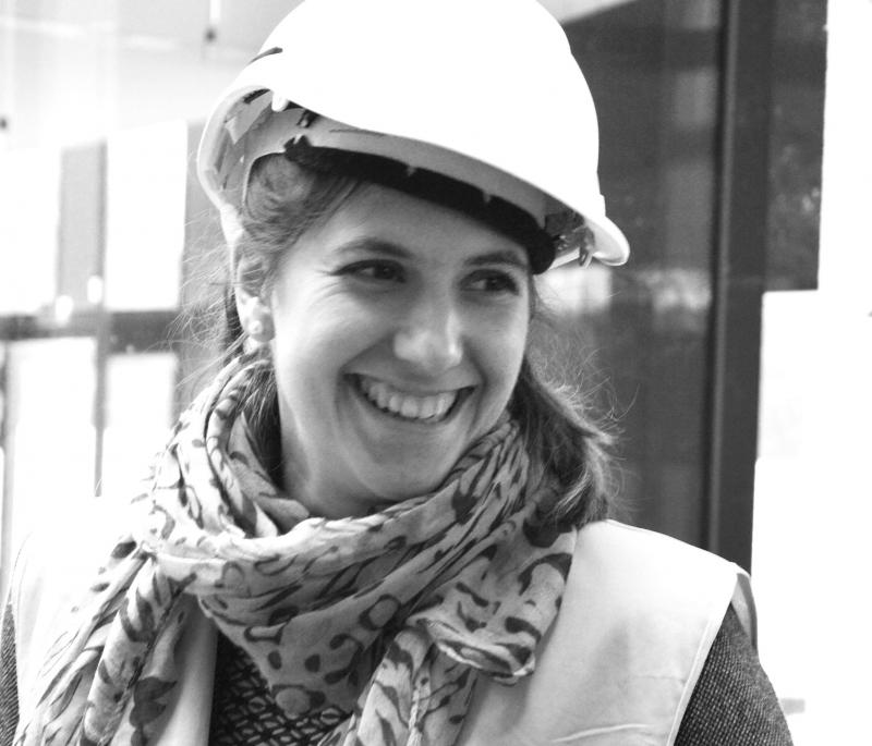 Anna Sabot, chargée de suivi des travaux