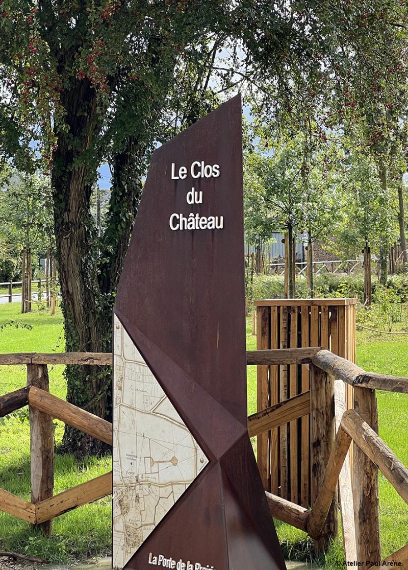 Totem signalétique d'entrée