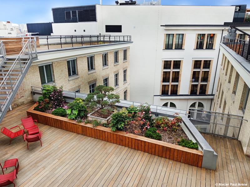 Un roof top à deux niveaux en plein cœur de Paris