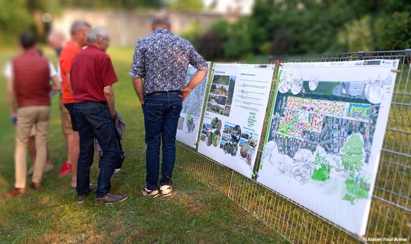 Soirée participative dans le cadre de la requalification d’une friche industrielle et le devenir d’un nouveau quartier d’habitat à Mortagne-sur-Sèvre (85) – Juin 2023