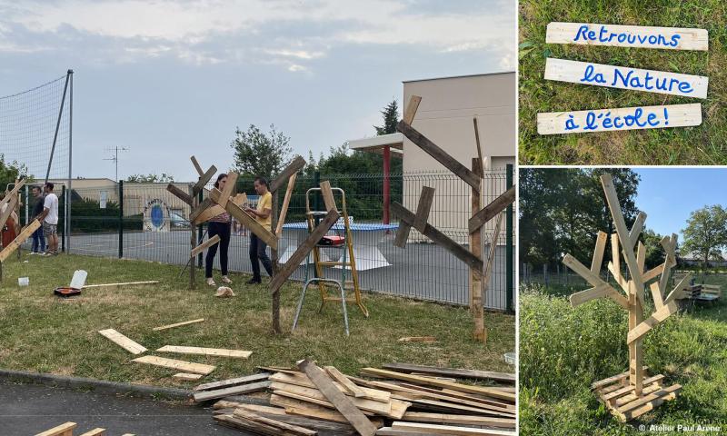 Atelier de fabrication - École Saint-Joseph, Segré-en-Anjou Bleu (49)